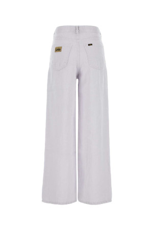 Lilac linen wide-leg pant LOIS (32276649)