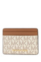 Printed canvas card holder Biege MICHAEL BY MICHAEL KORS (32F1GJ6D0B)