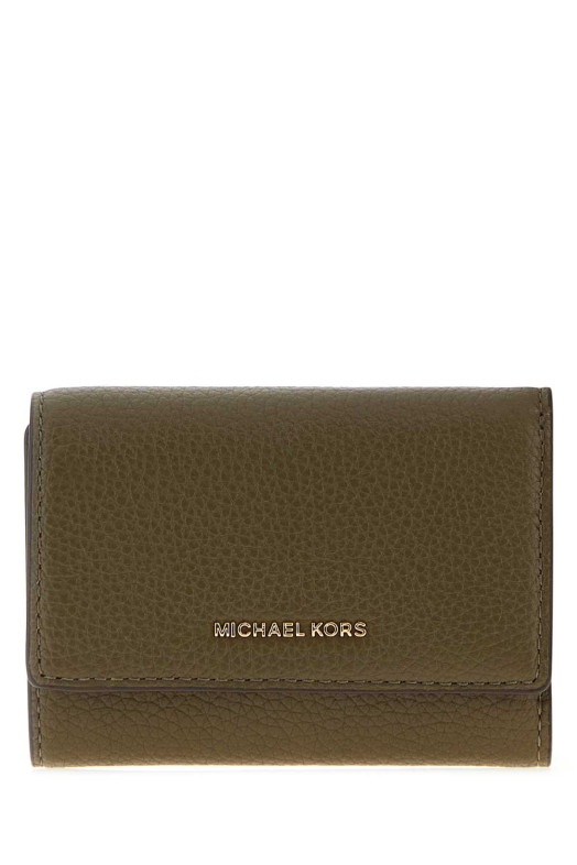Olive green leather Bryant wallet Multicolor MICHAEL BY MICHAEL KORS (32S5GYTP1L)
