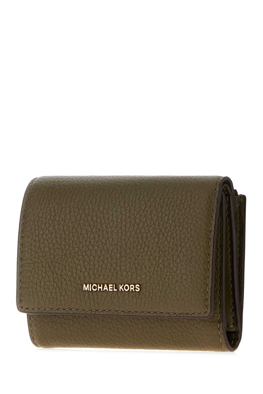 Olive green leather Bryant wallet Multicolor MICHAEL BY MICHAEL KORS (32S5GYTP1L)