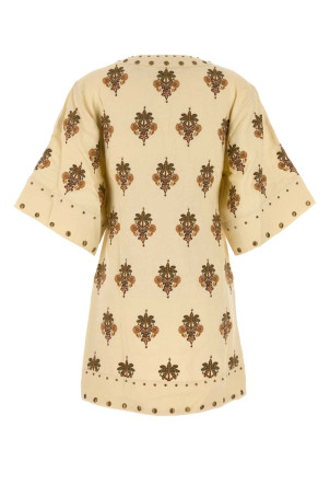 Embroidered linen tunic dress FARM RIO (336598)