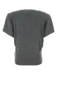 Grey wool t-shirt Gray MAGDA BUTRYM (349726)