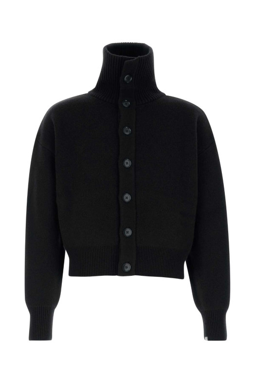 Black cashmere nÂ°377 cardigan EXTREME CASHMERE (37717401TU02)