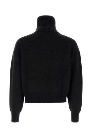 Black cashmere nÂ°377 cardigan EXTREME CASHMERE (37717401TU02)