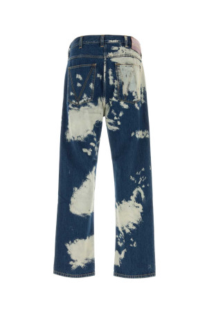 Двоколірні джинси «Ranch» з деніму від VIVIENNE WESTWOOD (3902000NW01LY)