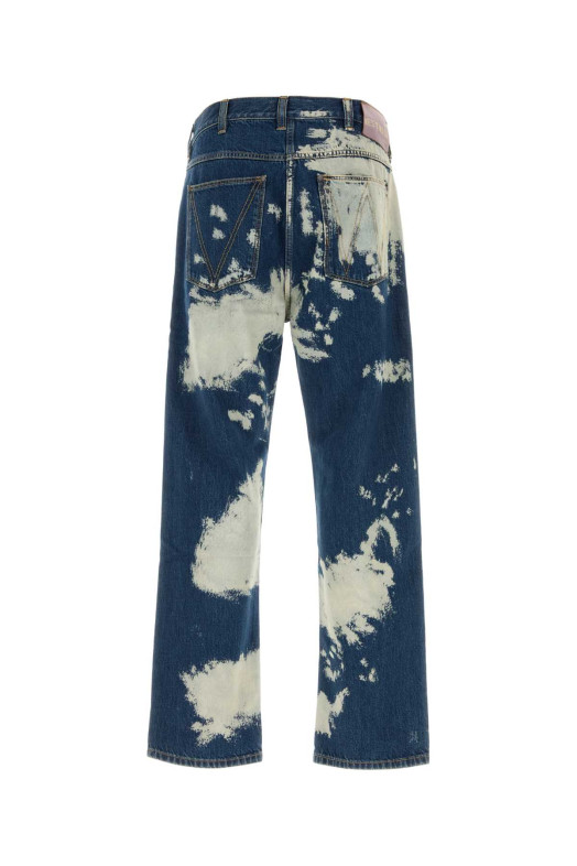 Двоколірні джинси «Ranch» з деніму від VIVIENNE WESTWOOD (3902000NW01LY)
