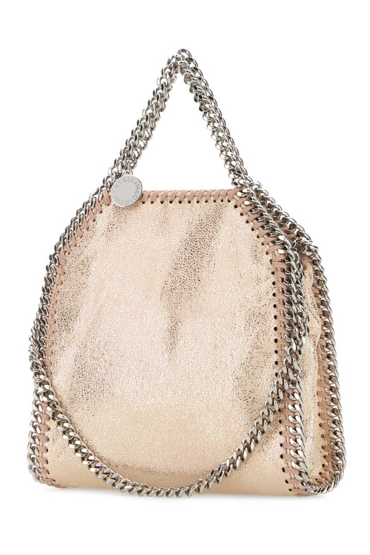 Микросумочка «Фалабелла» из ворсистой кожи оленя пастельно-розового цвета STELLA McCARTNEY (391698WP0301)