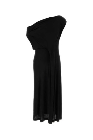 Black jersey one-shoulder dress CO (4189SJVIPS26)