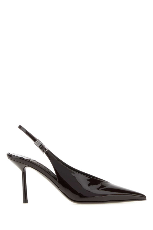 Brown leather Chanel pumps LE SILLA (4225C080BLPPGLOSSY)