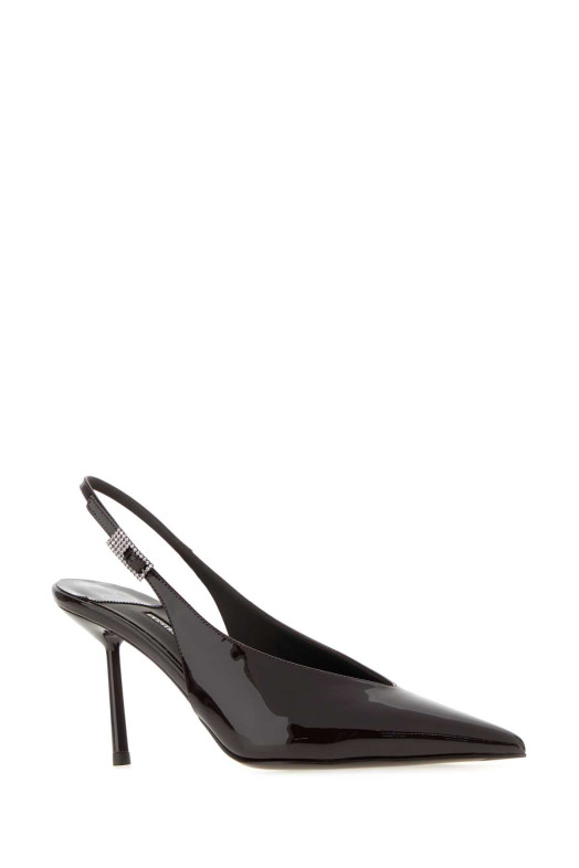 Brown leather Chanel pumps LE SILLA (4225C080BLPPGLOSSY)