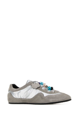 Grey fabric and suede Blaise sneakers CECILIE BAHNSEN (425FTW30003)