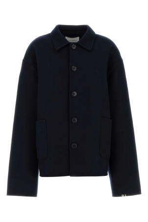 Темно-синее пальто «Maker» из шерстяной смеси, модель Blue EXTREME CASHMERE (42700102TU03)