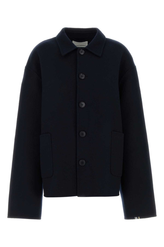 Navy blue wool blend Maker coat Blue EXTREME CASHMERE (42700102TU03)