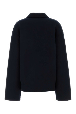 Темно-синее пальто «Maker» из шерстяной смеси, модель Blue EXTREME CASHMERE (42700102TU03)