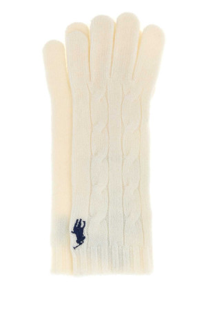 Ivory wool blend gloves POLO RALPH LAUREN (455981440)