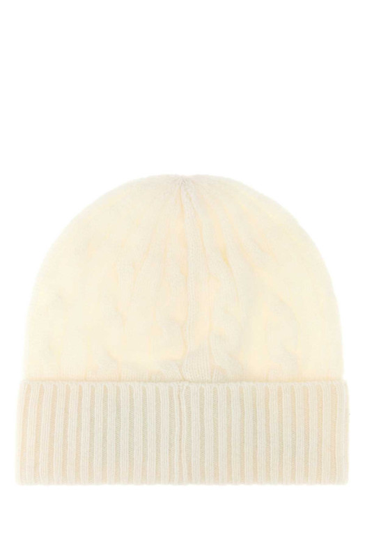 Ivory wool blend beanie hat Blue POLO RALPH LAUREN (455981442)