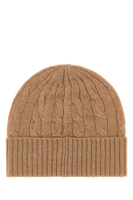 Beige wool blend beanie hat POLO RALPH LAUREN (455981442)