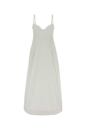 White poplin dress White CO (4582LCSPCORE)