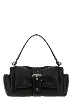 Black leather Hazel XL shoulder bag VIVIENNE WESTWOOD (4601000GWL00BX)