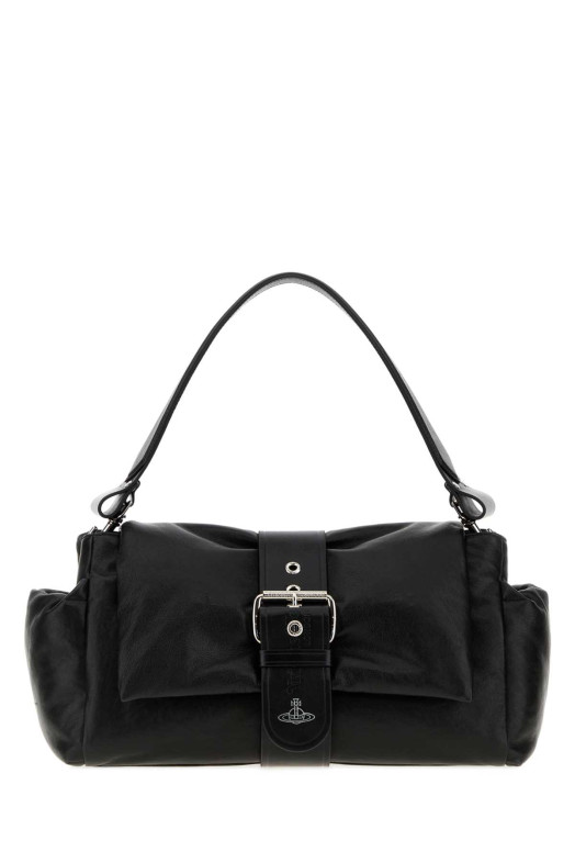 Black leather Hazel XL shoulder bag VIVIENNE WESTWOOD (4601000GWL00BX)