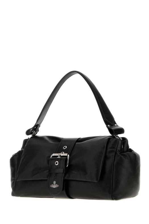 Black leather Hazel XL shoulder bag VIVIENNE WESTWOOD (4601000GWL00BX)