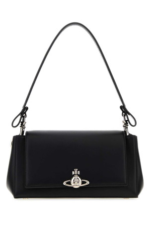 Black synthetic leather medium Hazel shoulder bag VIVIENNE WESTWOOD (4602000WWS0026)