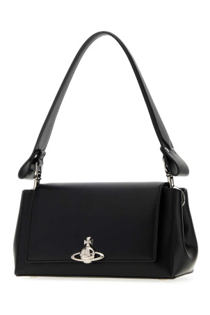 Black synthetic leather medium Hazel shoulder bag VIVIENNE WESTWOOD (4602000WWS0026)