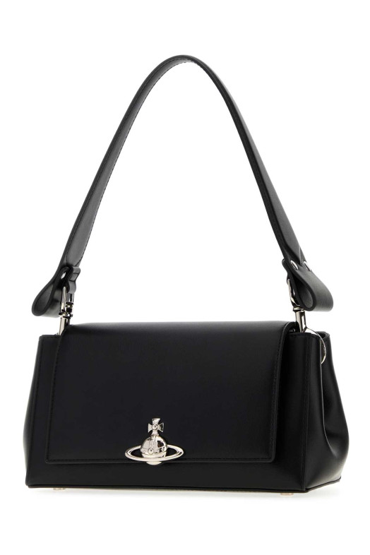 Black synthetic leather medium Hazel shoulder bag VIVIENNE WESTWOOD (4602000WWS0026)