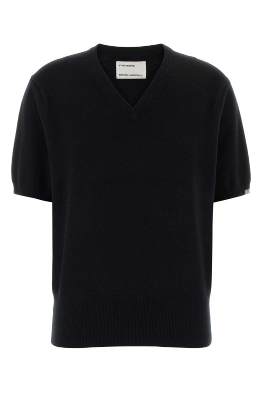 Black stretch cashmere blend nÂ°490 sweater EXTREME CASHMERE (49017401TU01)
