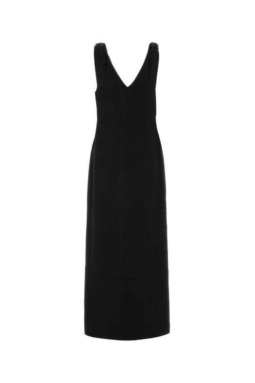 Black viscose dress CO (4917DVTS26)