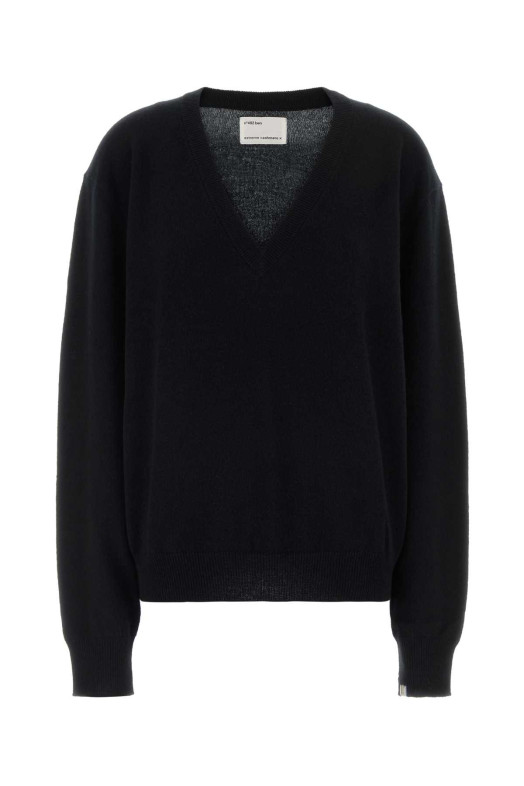 Черный кашемировый свитер № 492 EXTREME CASHMERE (49217401TU01)