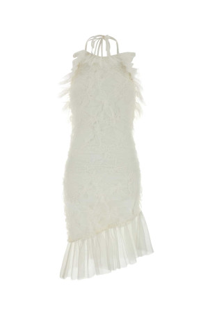 White tulle mini dress BLUMARINE (4A413A)