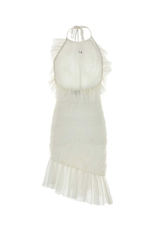 White tulle mini dress BLUMARINE (4A413A)