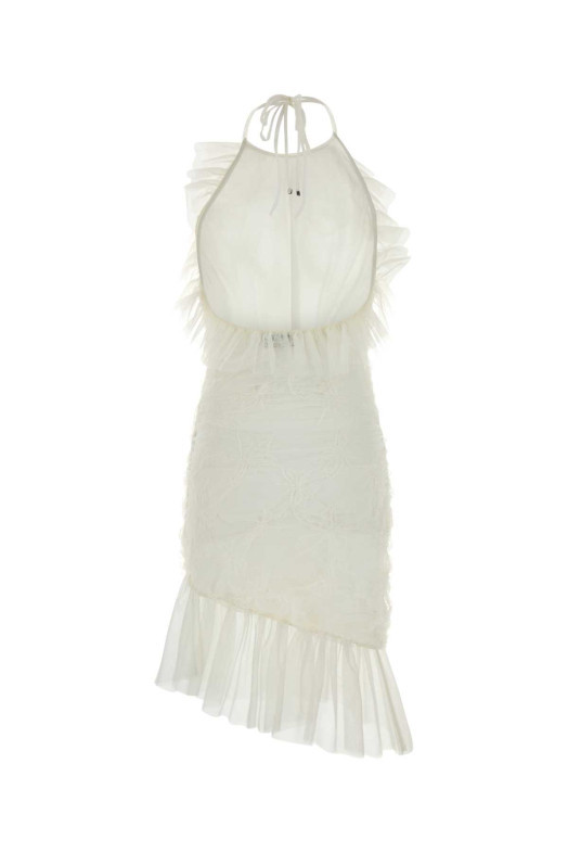 White tulle mini dress BLUMARINE (4A413A)
