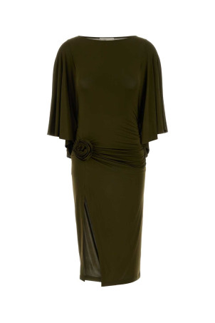 Khaki jersey dress BLUMARINE (4A454A)