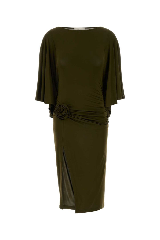 Khaki jersey dress BLUMARINE (4A454A)