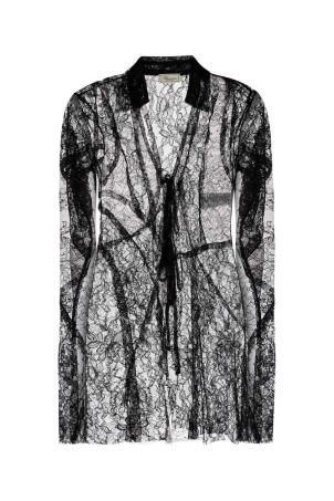 Black lace shirt BLUMARINE (4C228A)