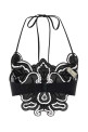 Black lace top BLUMARINE (4C242A)