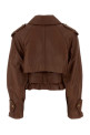 Brown leather Hypnotic trench coat Beige ZIMMERMANN (5328JF251)