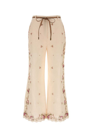 Printed linen Patience pant ZIMMERMANN (5380PRS264)