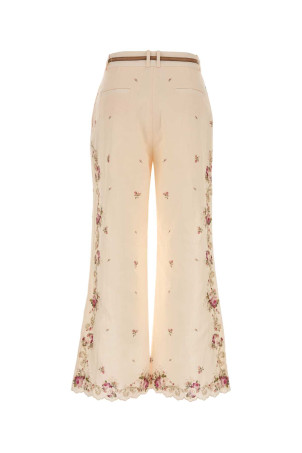 Printed linen Patience pant ZIMMERMANN (5380PRS264)