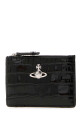 Black leather coin purse VIVIENNE WESTWOOD (54020011WL0098)