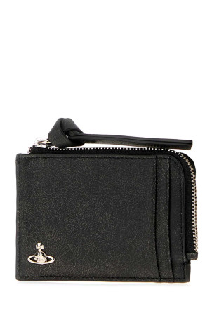 Black leather card holder VIVIENNE WESTWOOD (54020016UL00EQ)