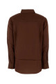 Chocolate satin Hypnotic shirt Beige ZIMMERMANN (5747TF251)