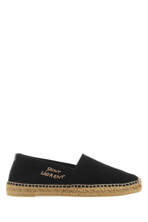 Чорні еспадрильї з полотна, чорні SAINT LAURENT (6059511P210)