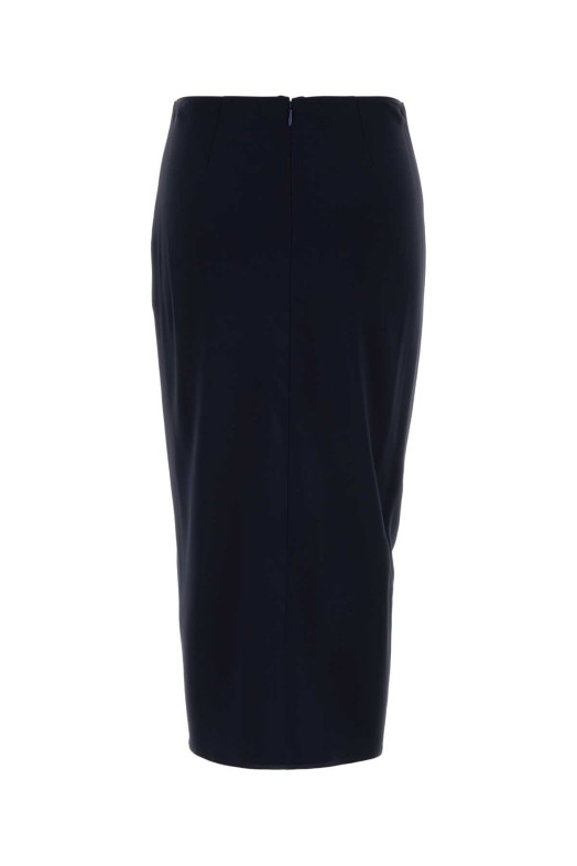 Midnight blue viscose skirt STELLA McCARTNEY (6301893GU301)