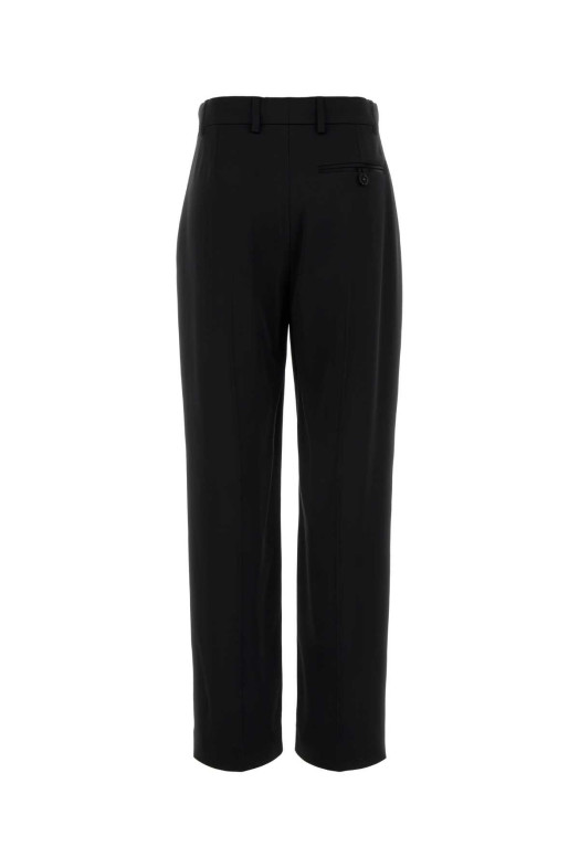 Черные атласные брюки Black STELLA McCARTNEY (6440243FU302)