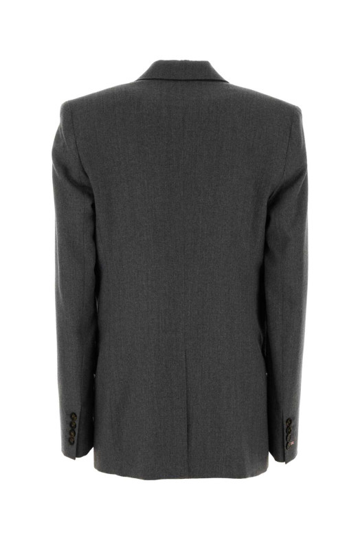 Сірий фланелевий блейзер STELLA McCARTNEY (6501163CU703)