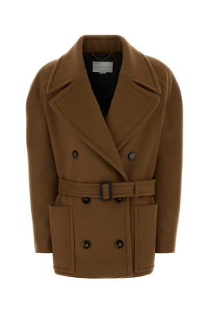 Biscuit wool coat STELLA McCARTNEY (6644703GU765)