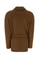 Вовняне пальто кольору «бісквіт» STELLA McCARTNEY (6644703GU765)